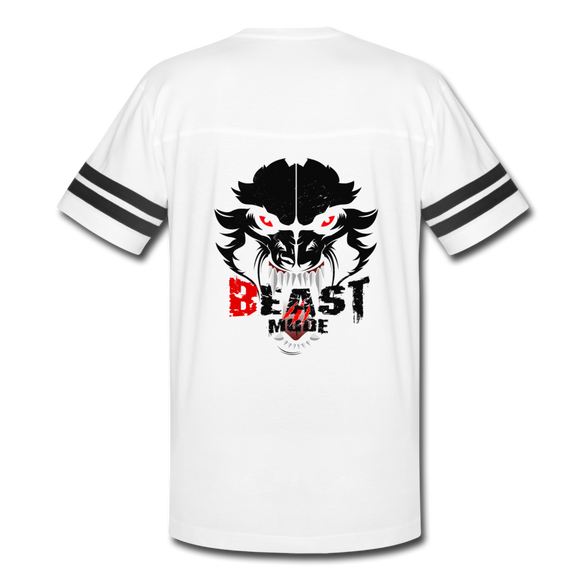 Beastmode Vintage Sport T-Shirt - white/black