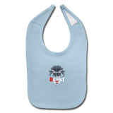 Beastmode Baby Bib - light blue