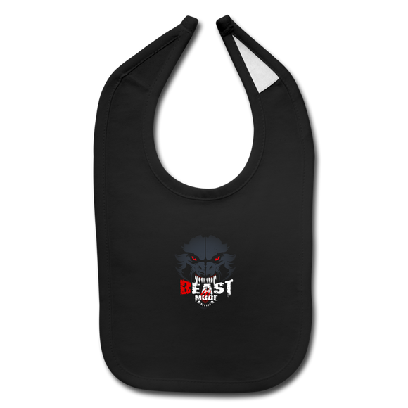 Beastmode Baby Bib - black