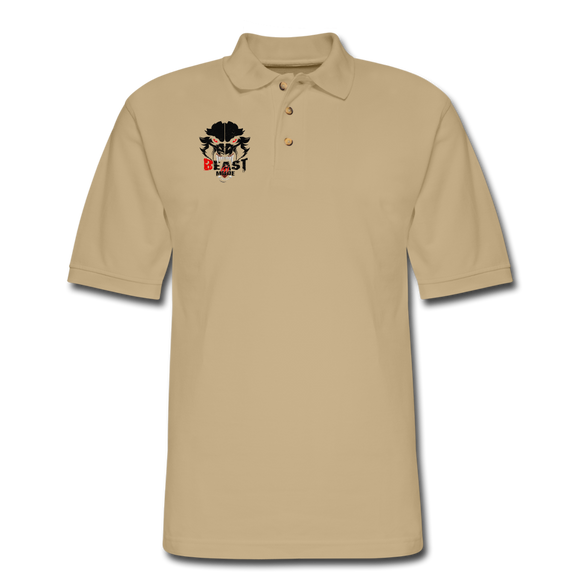 Beastmode Men's Pique Polo Shirt - beige