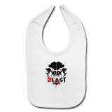 Beastmode Baby Bib - white