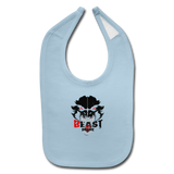 Beastmode Baby Bib - light blue