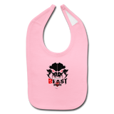 Beastmode Baby Bib - light pink