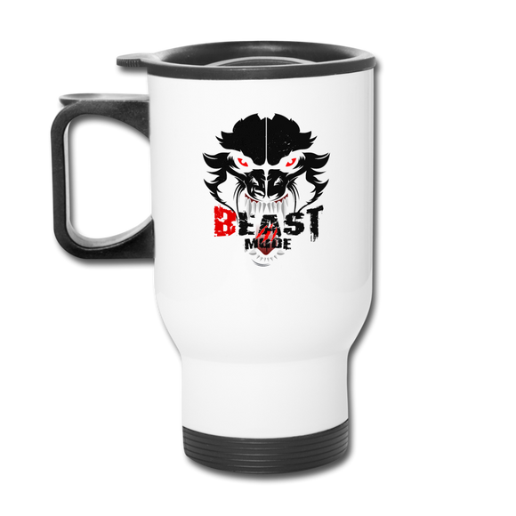 Beastmode Travel Mug - white