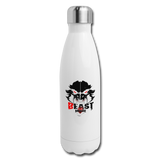 Beastmode Insulated Stainless Steel Water Bottle - white