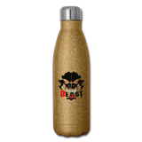 Beastmode Insulated Stainless Steel Water Bottle - gold glitter