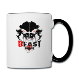 Beastmode Contrast Coffee Mug - white/black