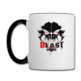 Beastmode Contrast Coffee Mug - white/black