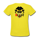 Beastmode Women's T-Shirt - yellow